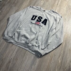 Gray USA Washington D.C. Men's Sweater